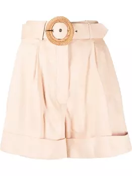 ZIMMERMANN шорты Dancer с поясом, нейтральный цвет