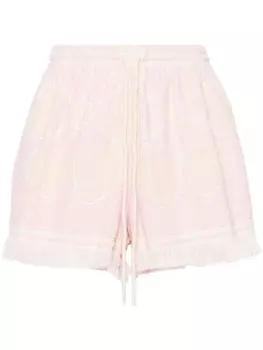 ZIMMERMANN шорты из махрового полотна, розовый