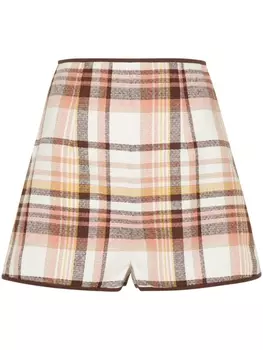 ZIMMERMANN шорты Matchmaker Check Dance, нейтральный цвет
