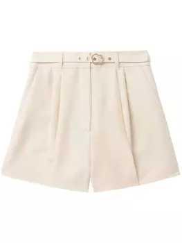 ZIMMERMANN шорты строгого кроя с поясом, серый