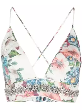 ZIMMERMANN топ-бралетт Matchmaker Embellished, белый