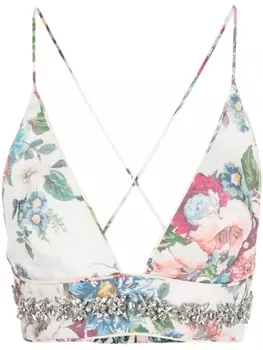 ZIMMERMANN топ Matchmaker с кристаллами, нейтральный цвет