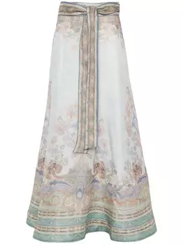 ZIMMERMANN юбка макси Eden, синий