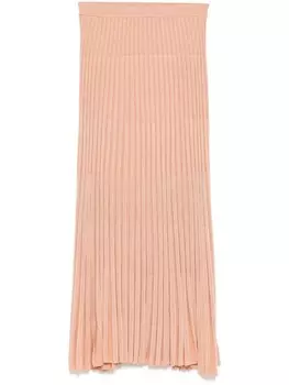 ZIMMERMANN юбка со складками, нейтральный цвет