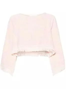 ZIMMERMANN укороченный топ Pop toweling, розовый