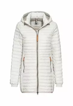 Зимнее пальто ABNEHMBARER camel active, кремовый