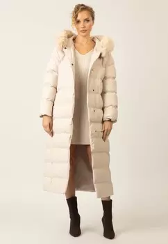 Зимнее пальто Apart, бежевый