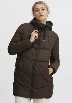 Зимнее пальто b.young, коричневый