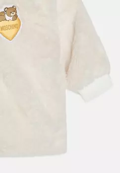 Зимнее пальто BABY HOODED UNISEX MOSCHINO, кремовый