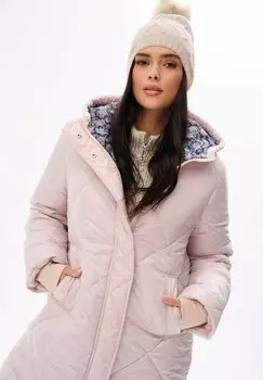 Зимнее пальто blue shadow, бежевый