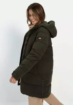 Зимнее пальто camel active, темно-зеленый