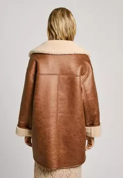 Зимнее пальто CARLA Pepe Jeans, коричневый