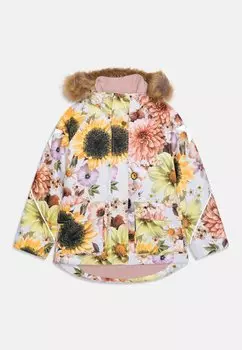 Зимнее пальто Cathy High Performance Molo, цвет pink/brown