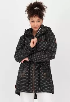 Зимнее пальто CHARLOTTEAK alife & kickin, черный деним