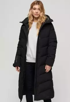Зимнее пальто CITY CHEVRON PADDED LINE Superdry, черный