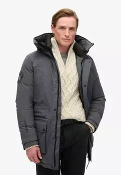 Зимнее пальто CITY PADDED Superdry, темно-серый