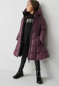 Зимнее пальто Clarks, фиолетовое