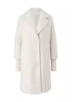Зимнее пальто Comma Casual Identity, экрю