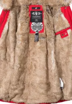 Зимнее пальто Cristal Navahoo, красное