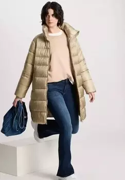 Зимнее пальто Cross Jeans, золотой