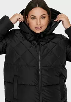 Зимнее пальто CURVY ONLY Carmakoma, черный