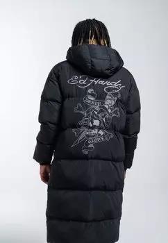 Зимнее пальто DEATH OR GLORY Ed Hardy, черный