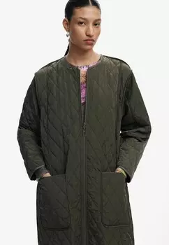 Зимнее пальто Desigual, зеленый