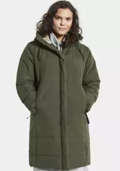 Зимнее пальто Didriksons "SANDRA", ветрозащитное, водонепроницаемое и дышащее, зеленый