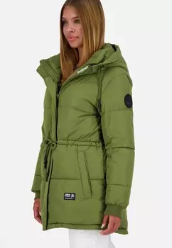 Зимнее пальто ERINAK A PUFFER alife & kickin, оливковый