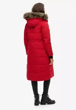 Зимнее пальто EVEREST LONGLINE PUFFER Superdry, красный