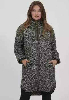 Зимнее пальто Fransa, серый деним