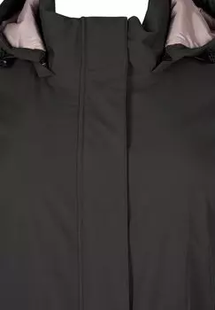 Зимнее пальто FUNKTIONELLER MIT KAPUZE Zizzi, темно-серый