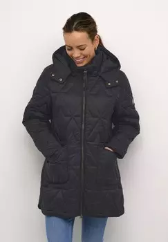 Зимнее пальто GAIAGRO Cream, черный деним