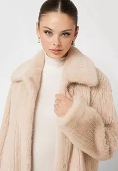 Зимнее пальто Guess, бежевый