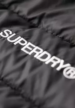 Зимнее пальто HOODED FUJI MID PADDED Superdry, черный
