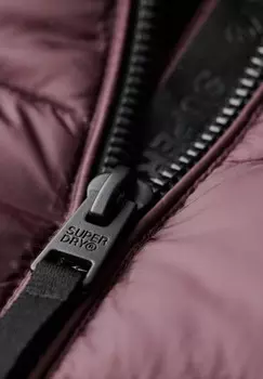 Зимнее пальто HOODED FUJI MID PADDED Superdry, фиолетовый