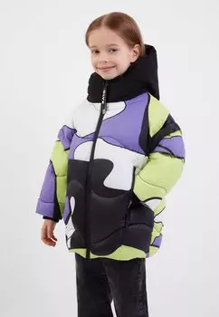 Зимнее пальто HOODED Gulliver, цвет multi-coloured
