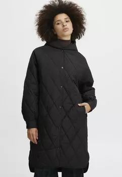 Зимнее пальто ICHI, черный