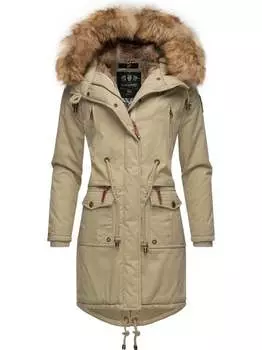 Зимнее пальто изюм Navahoo, бежевый