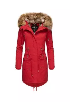 Зимнее пальто изюм NAVAHOO, красный