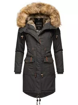 Зимнее пальто изюм Navahoo, серый