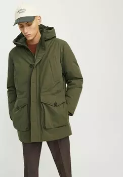 Зимнее пальто Jack & Jones PREMIUM, оливковый