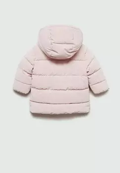 Зимнее пальто JULIE Mango Kids, розовый