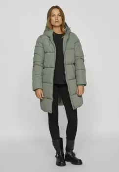 Зимнее пальто KAPUZEN VILA, цвет Mottled Green