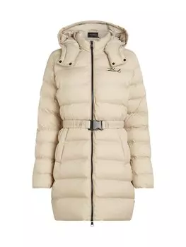Зимнее пальто Karl Lagerfeld Winter Coat, бежевый