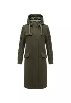 Зимнее пальто Knit Babe 14 NAVAHOO, темно-оливковый