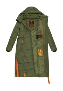 Зимнее пальто KRISTALLBLUME Navahoo, цвет Mottled Dark Green