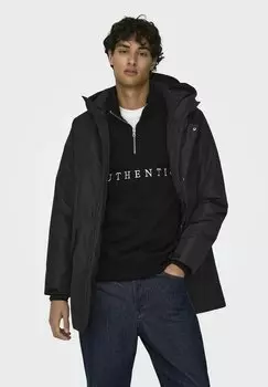 Зимнее пальто LANGER ONSCARL Only & Sons, черный