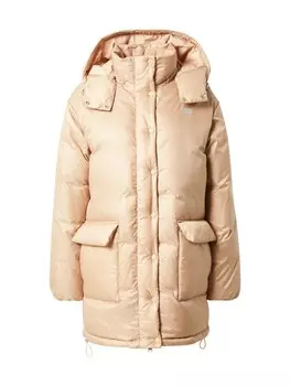 Зимнее пальто LEVI'S Luna Core Puffer Mid, золотой