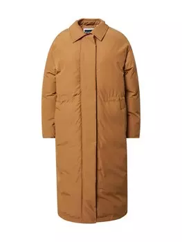 Зимнее пальто LEVI'S Puffer Trench, коричневый